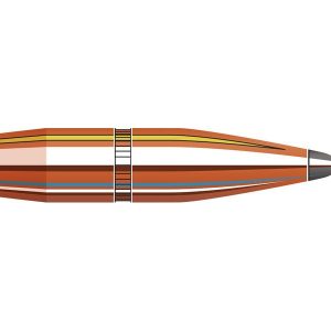 HORNADY BULLETS 7MM BTSP 162GR INT/LOCK