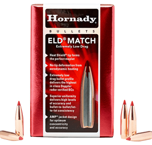 hornady bullets 30cal .308 225gr eld mat
